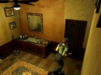 une photo d'Ã©cran de Resident Evil sur Sega Saturn